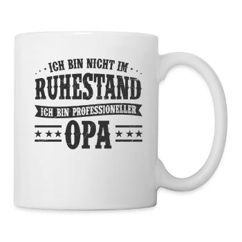 Opa Rentner - Tasse - Weiß - Rechts