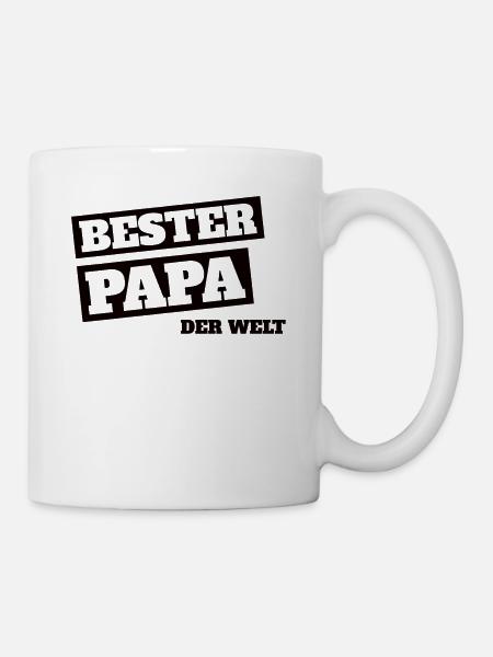 Bester Papa der Welt - Tasse - Weiß