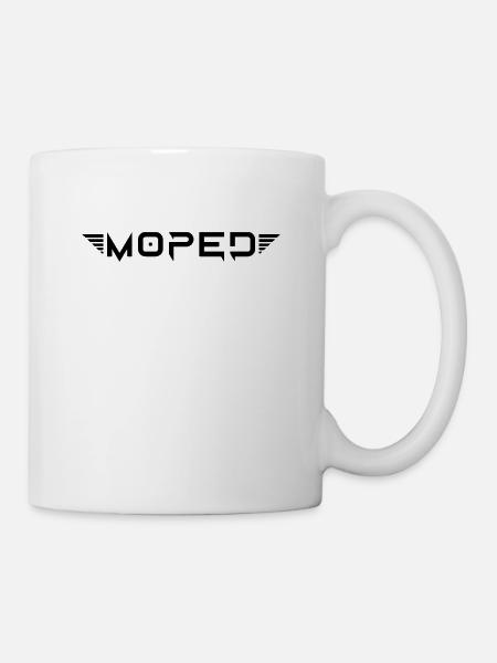 Moped - Tasse - Weiß