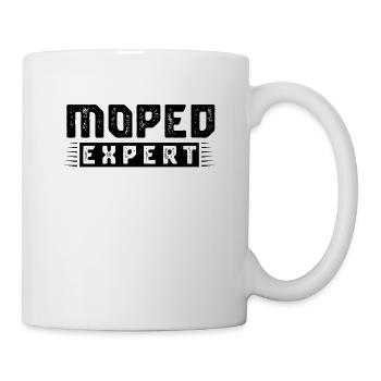 Moped Experte - Tasse - Weiß - Rechts