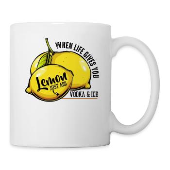 Fruit de citron - Mug blanc - blanc - Droite