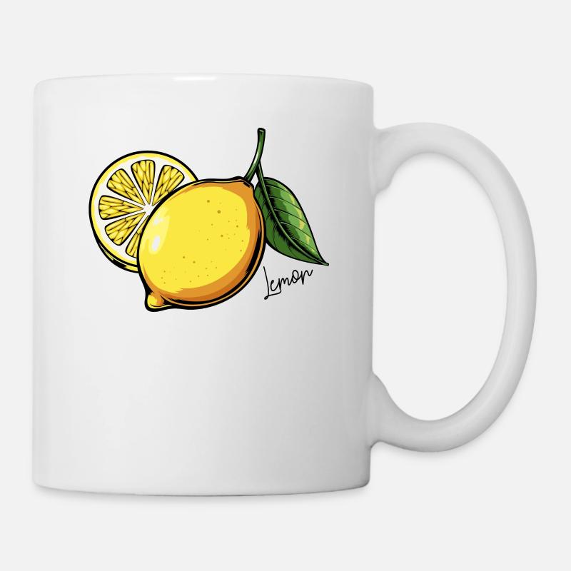 Fruit de citron - Mug blanc - blanc