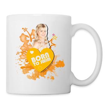 Mako Einfach Meerjungfrau Sirena - Tasse - Weiß - Rechts