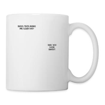 Chemischen Formeln Für Zucker Und Fett - Tasse - Weiß - Rechts