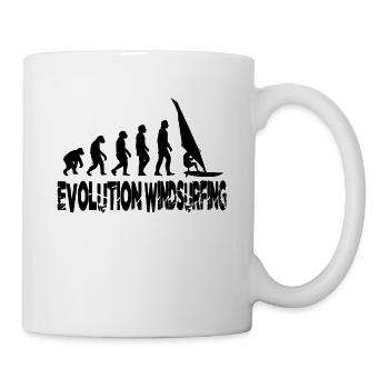 Windsurfen - Tasse - Weiß - Rechts