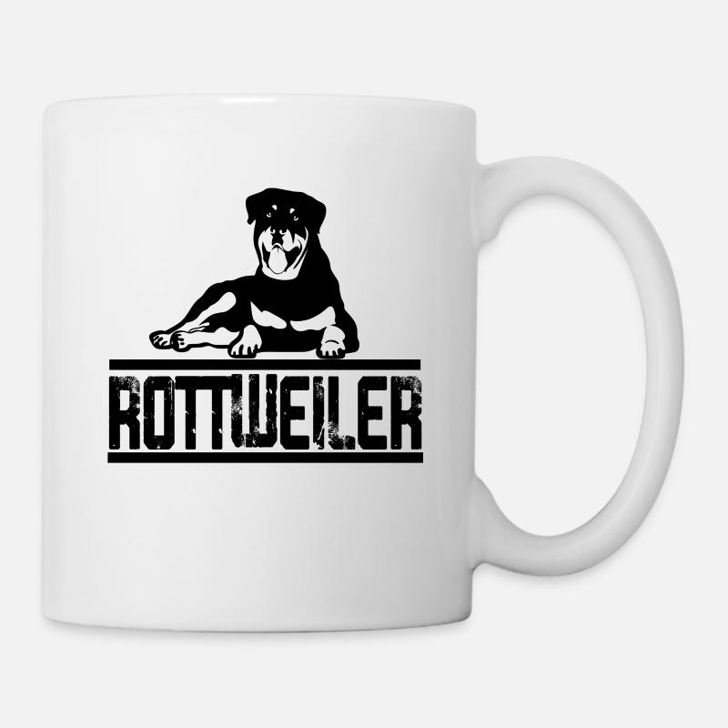 Rottweiler - Tasse - Weiß