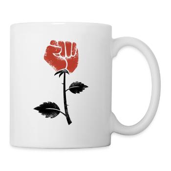 Resist Rose - Tasse - Weiß - Rechts