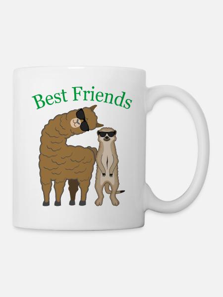 Najlepsi przyjaciele Najlepsi przyjaciele Cool Animals Gift - Kubek - biały