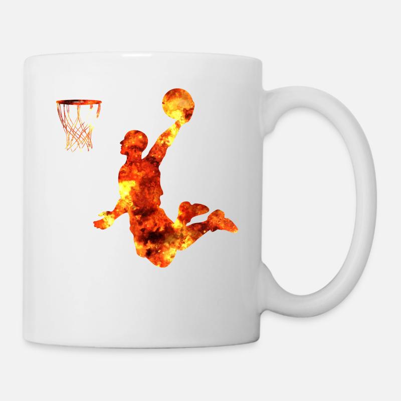 Joueur de basket-ball - Mug blanc - blanc