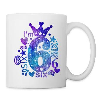 I’m 6 - Mug blanc - blanc - Droite