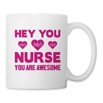 Nurse are awesome - Mug - white - Right