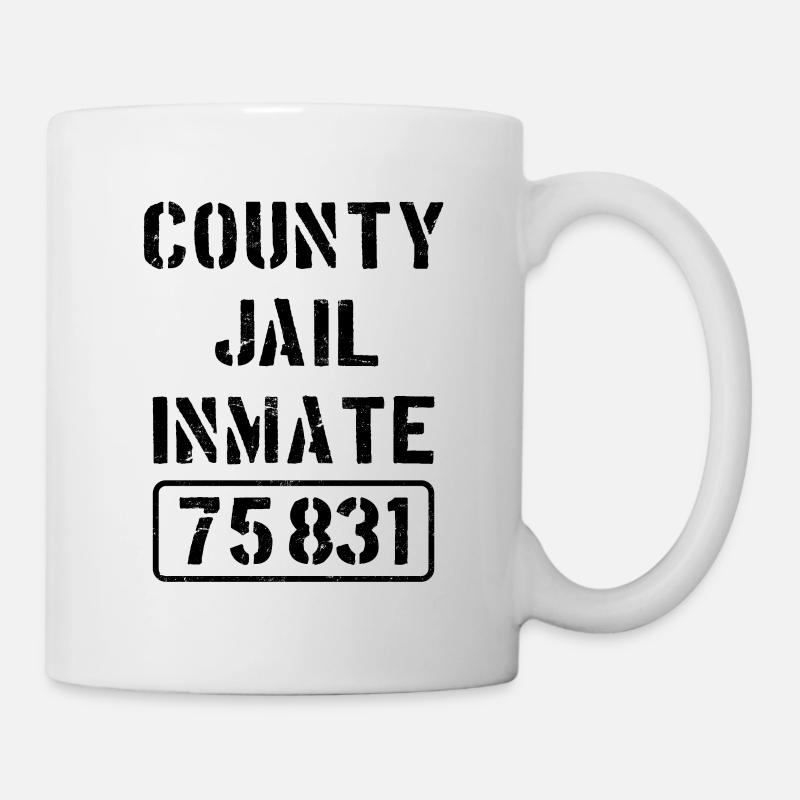 Prisonnier détenu prisonnier prisonnier Hallowe - Mug blanc - blanc