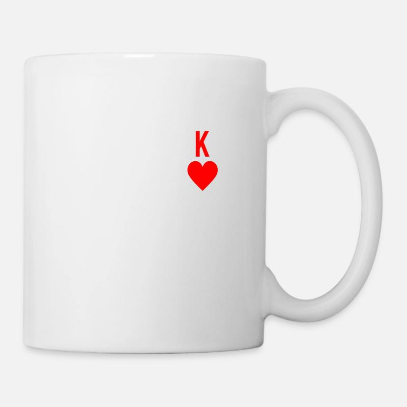 Roi du cœur - Mug blanc - blanc