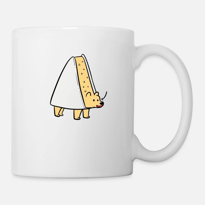 Camembear Käse Pun Käse und Tierliebhaber Geschenk - Tasse - Weiß