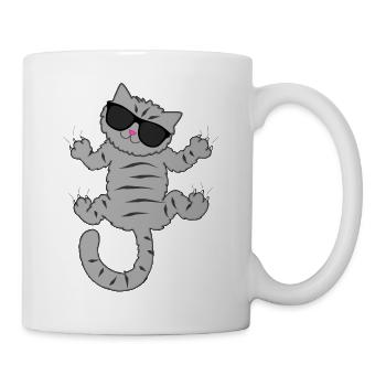 Chat amoureux des chats chat maman cadeau drôle - Mug blanc - blanc - Droite