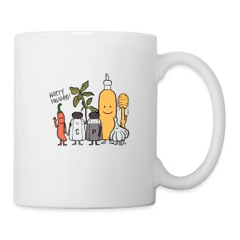 spices greeting chef or cook gift - Mug - white - Right
