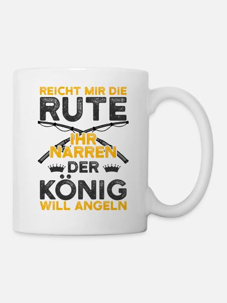 Angeln - Tasse - Weiß