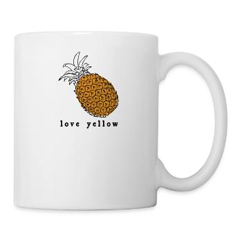 ananas - Mug blanc - blanc - Droite