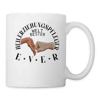 Weltbester Heilerziehungspfleger Pfleger HEP - Tasse - Weiß - Rechts