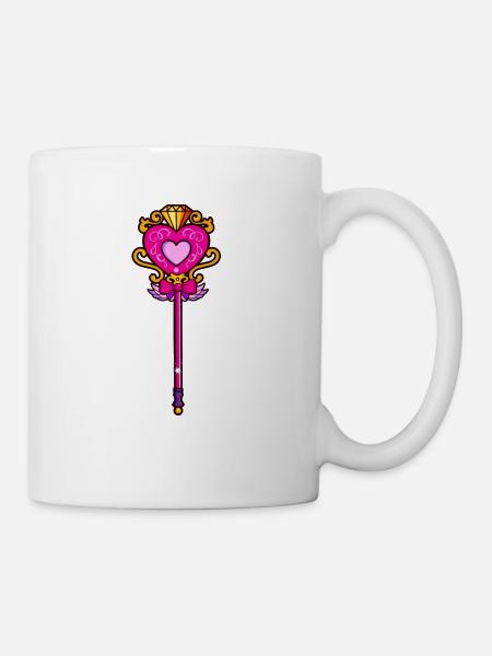 Cooler Zauberstab Fee Prinzessin Mädchen Hexe - Tasse - Weiß