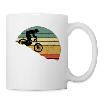 DOWNHILL - Tasse - Weiß - Rechts