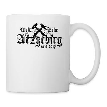 Arzgebirg Welterbe 2019 Erzgebirge Erzgebirger - Tasse - Weiß - Rechts