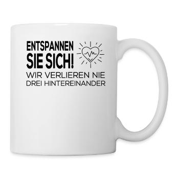 Arzt Spruch - Tasse - Weiß - Rechts