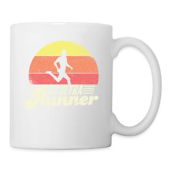 Ultra Runner Classic Retro Vintage UltraMarathon - Mug - white - Right