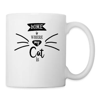 Katze & Katzen Sprüche - Tasse - Weiß - Rechts
