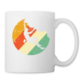 Cool Rock Climbing Shirt Mountain Climbing Grimpeur - Mug blanc - blanc - Droite