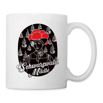 Schwarzwald - Mädle - Tasse - Weiß - Rechts