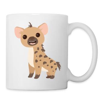 hyène - Mug blanc - blanc - Droite