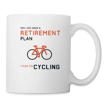 Cadeau de vélo de vélo pour les cyclistes VTT - Mug blanc - blanc - Droite