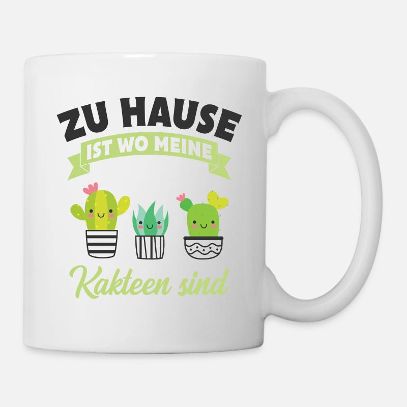 Kaktus - Tasse - Weiß