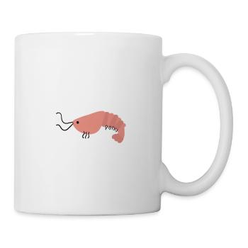 Liebe Shrimply The Best Meeresfrüchte-Liebhaber Ge - Tasse - Weiß - Rechts