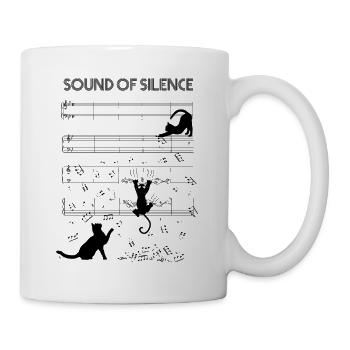 Chat instrument de musique chat chaton clef - Mug blanc - blanc - Droite