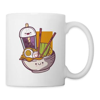Ramen bubble tea anime manga kawaii tea miso soup - Mug - white - Right