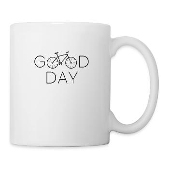 Good day - bike - Mug - white - Right