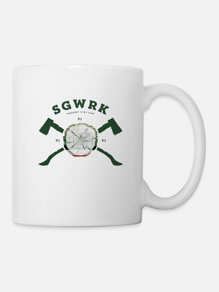 SGWRK / Sägewerk - Tasse - Weiß