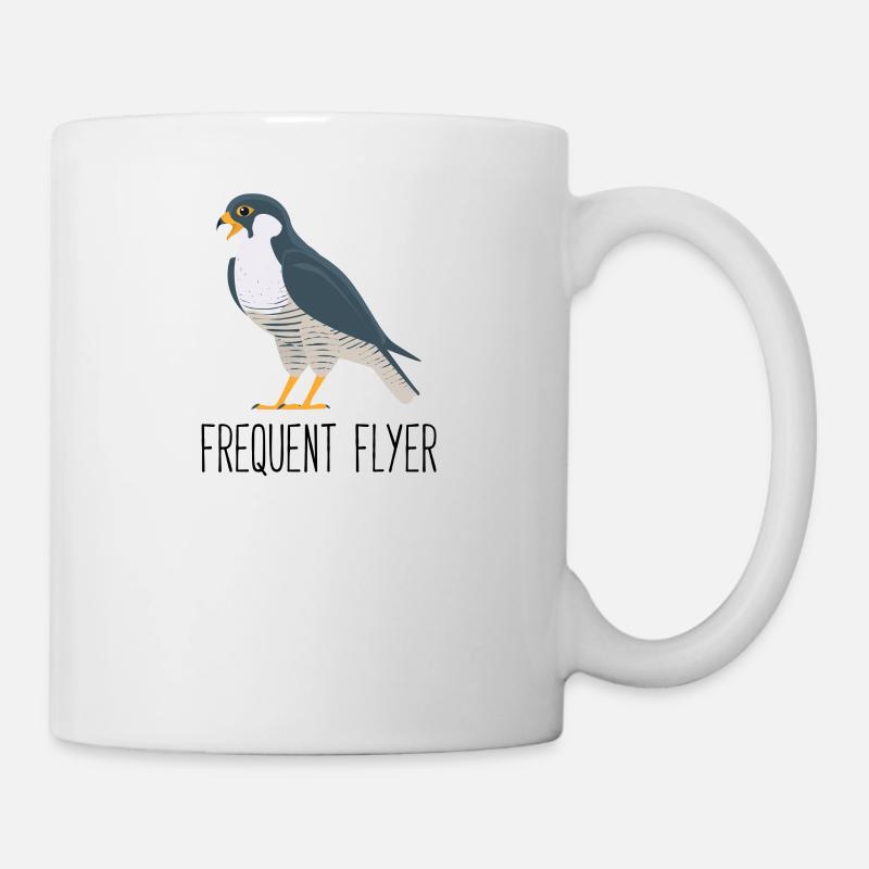 Funny Peregrine Falcon Birder Gift - Mug - white