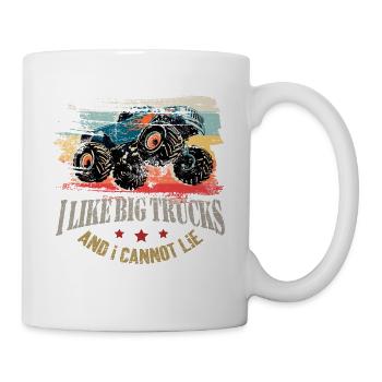I Like Big Trucks And I Cannot Lie Toddler - Monst - Mug - white - Right