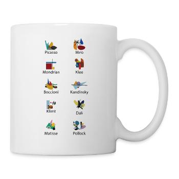 Peintre d'art professeur d'art Picasso - Mug blanc - blanc - Droite