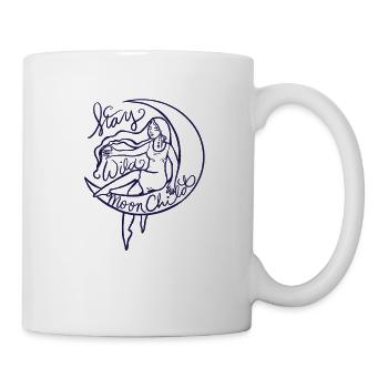 Restez Wild Moon Child - Mug blanc - blanc - Droite