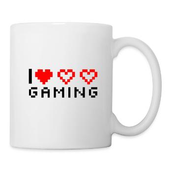 I Love Gaming - Tasse - Weiß - Rechts