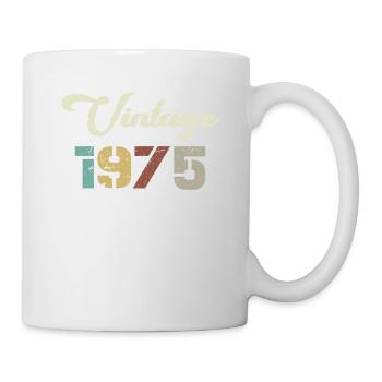 Born 1975 Birthday Gift Vintage 1975 - Mug - white - Right