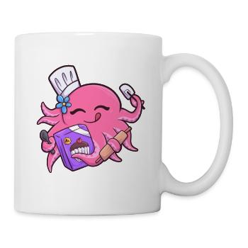 Pieuvre cuisine poulpe cuisine poulpe poulpe - Mug blanc - blanc - Droite