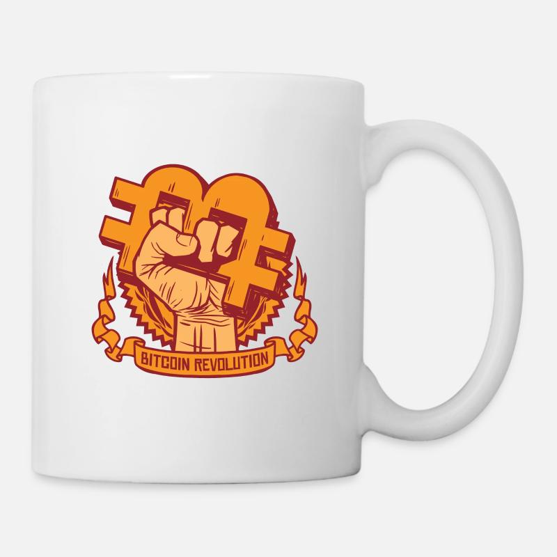 Bitcoin - Tasse - Weiß