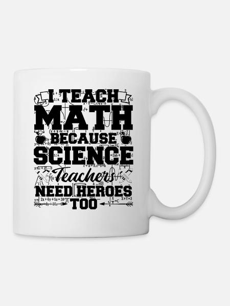 Math Teacher - Tasse - Weiß