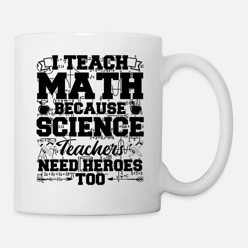 Math Teacher - Tasse - Weiß