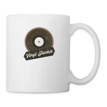 Vinyl Junkie - Tasse - Weiß - Rechts